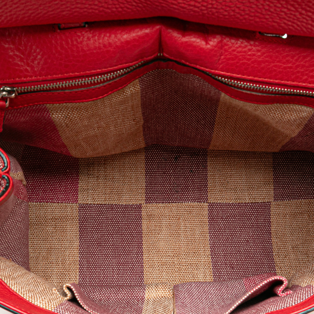 Pre-Loved Gucci Medium Leather Bamboo Daily Satchel - Picture 4 of 12